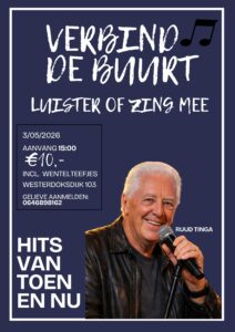 Verbind de buurt, 3 mei, zing mee